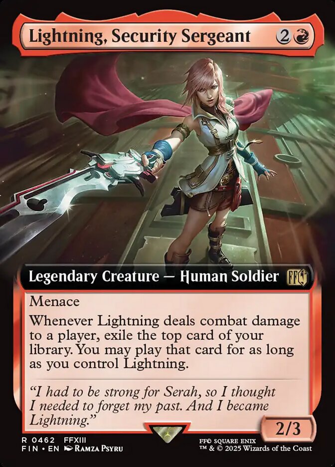 Lightning, Security Sergeant - Final Fantasy