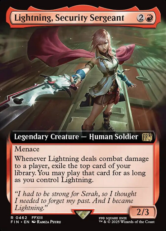 Lightning, Security Sergeant - Final Fantasy