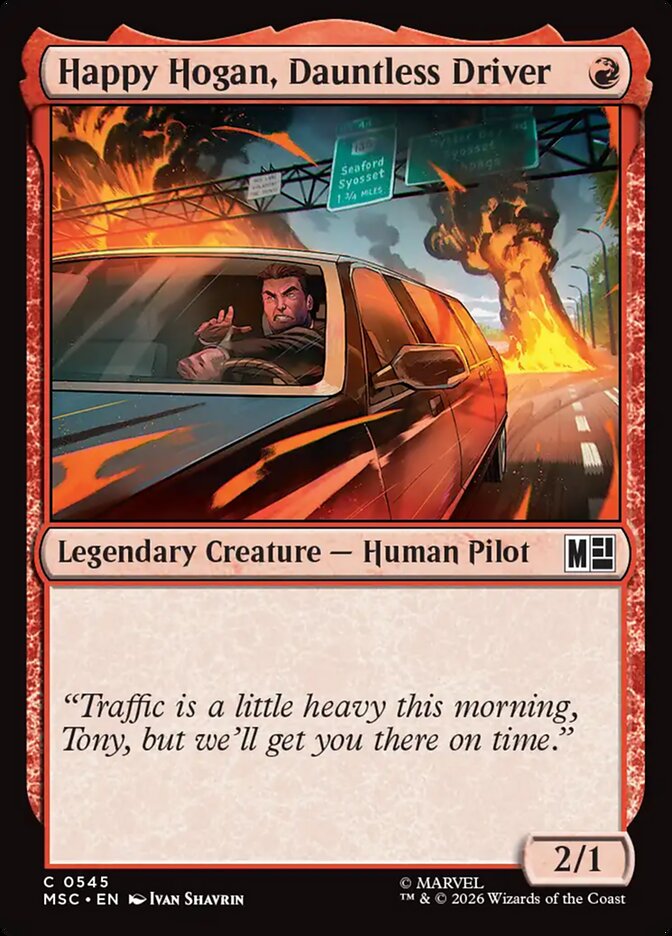 Happy Hogan, Dauntless Driver - Marvel Super Heroes Commander