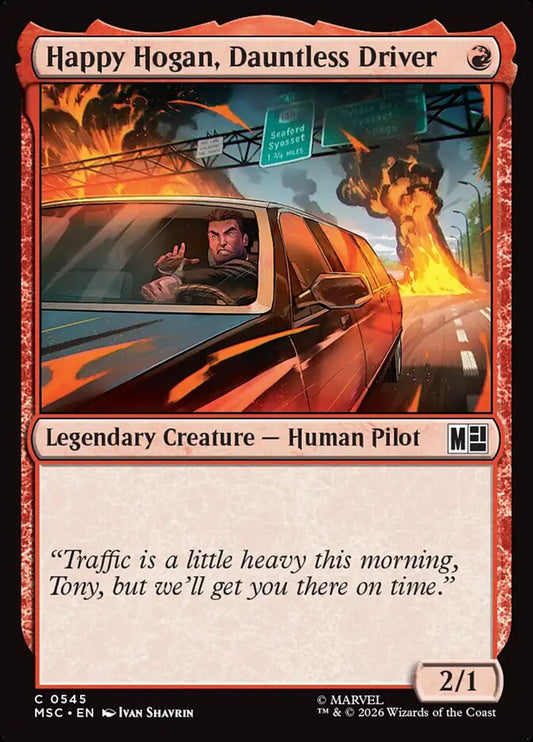Happy Hogan, Dauntless Driver - Marvel Super Heroes Commander