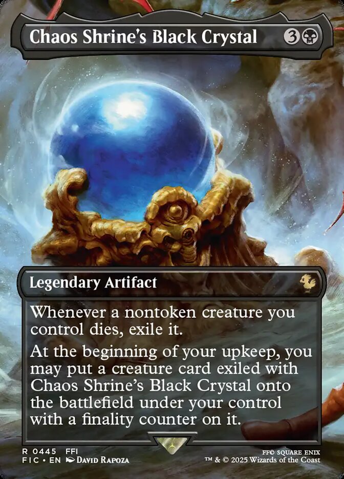 Chaos Shrine's Black Crystal - Final Fantasy Commander