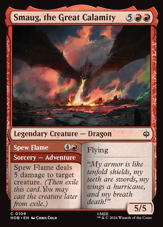 Smaug, the Great Calamity // Spew Flame - The Hobbit