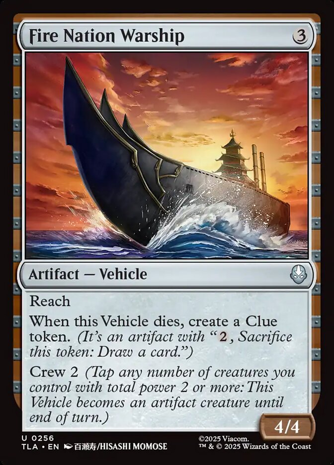 Fire Nation Warship - Avatar: The Last Airbender