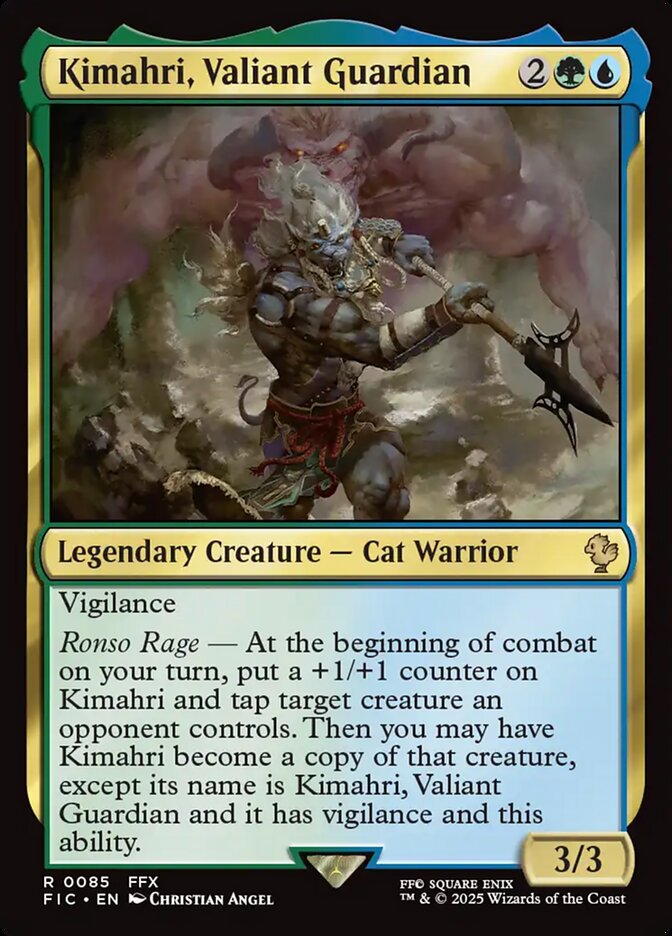 Kimahri, Valiant Guardian - Final Fantasy Commander