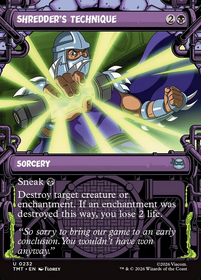 Shredder's Technique - Teenage Mutant Ninja Turtles