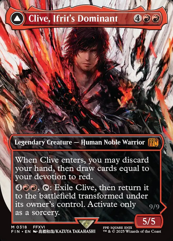 Clive, Ifrit's Dominant // Ifrit, Warden of Inferno - Final Fantasy