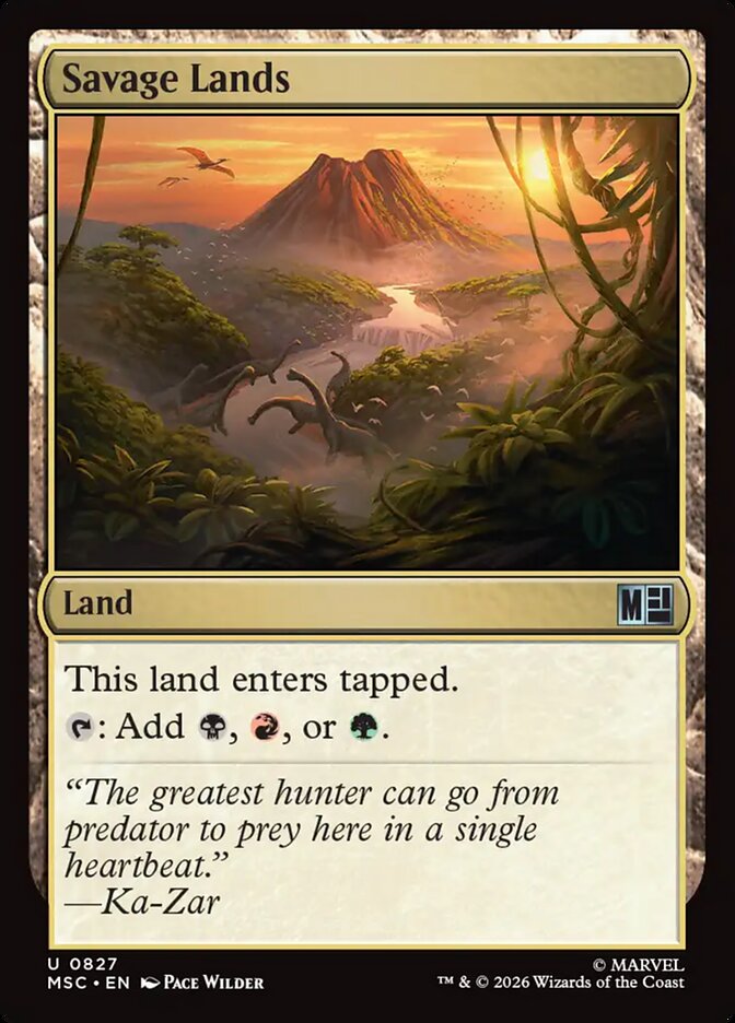 Savage Lands - Marvel Super Heroes Commander