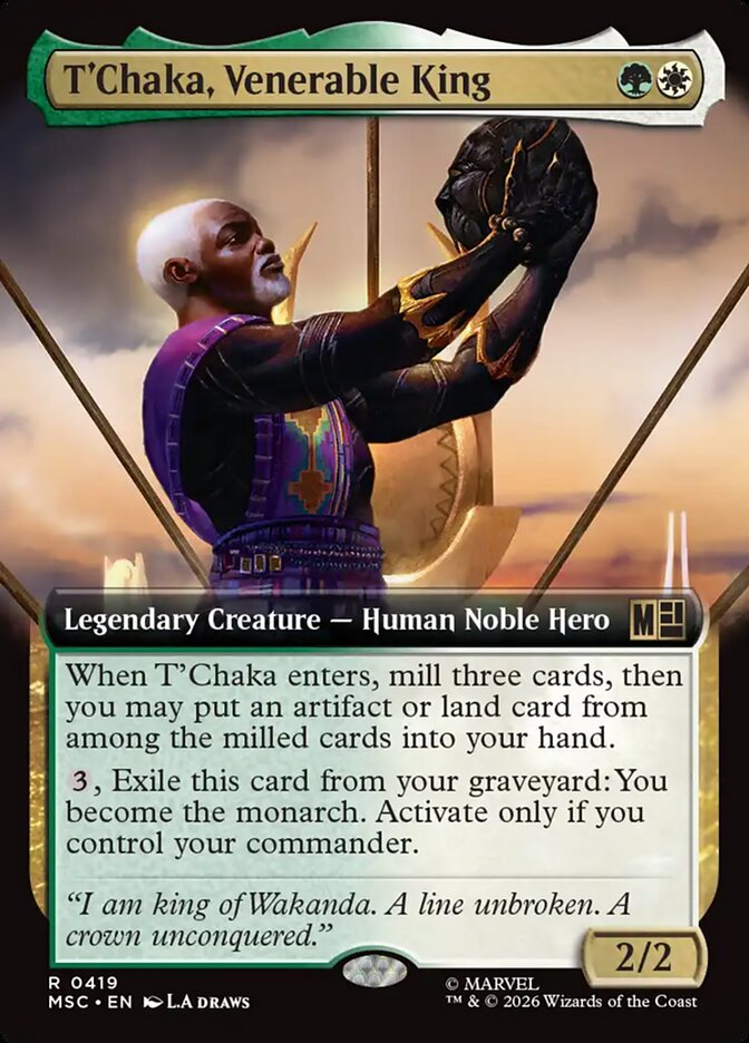 T'Chaka, Venerable King - Marvel Super Heroes Commander