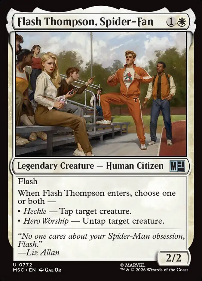 Flash Thompson, Spider-Fan - Marvel Super Heroes Commander