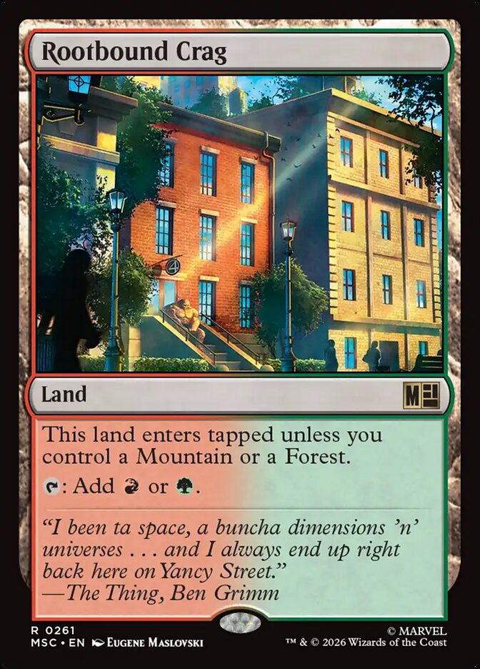 Rootbound Crag - Marvel Super Heroes Commander