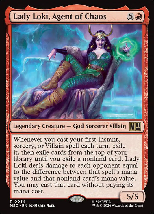 Lady Loki, Agent of Chaos - Marvel Super Heroes Commander