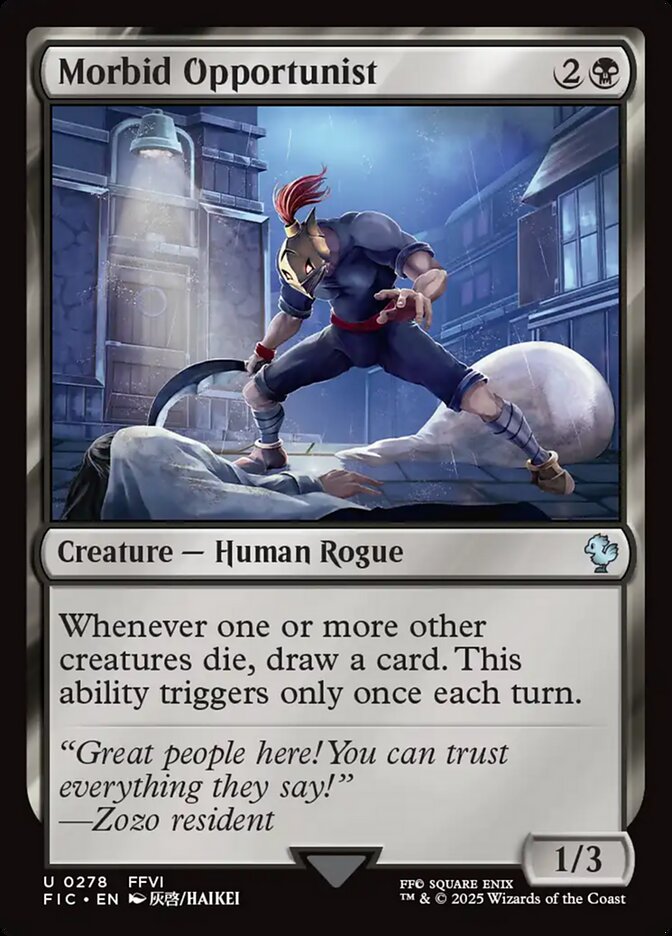 Morbid Opportunist - Final Fantasy Commander