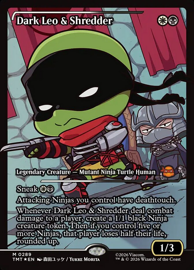 Dark Leo & Shredder - Teenage Mutant Ninja Turtles