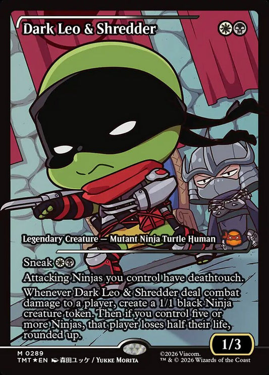 Dark Leo & Shredder - Teenage Mutant Ninja Turtles