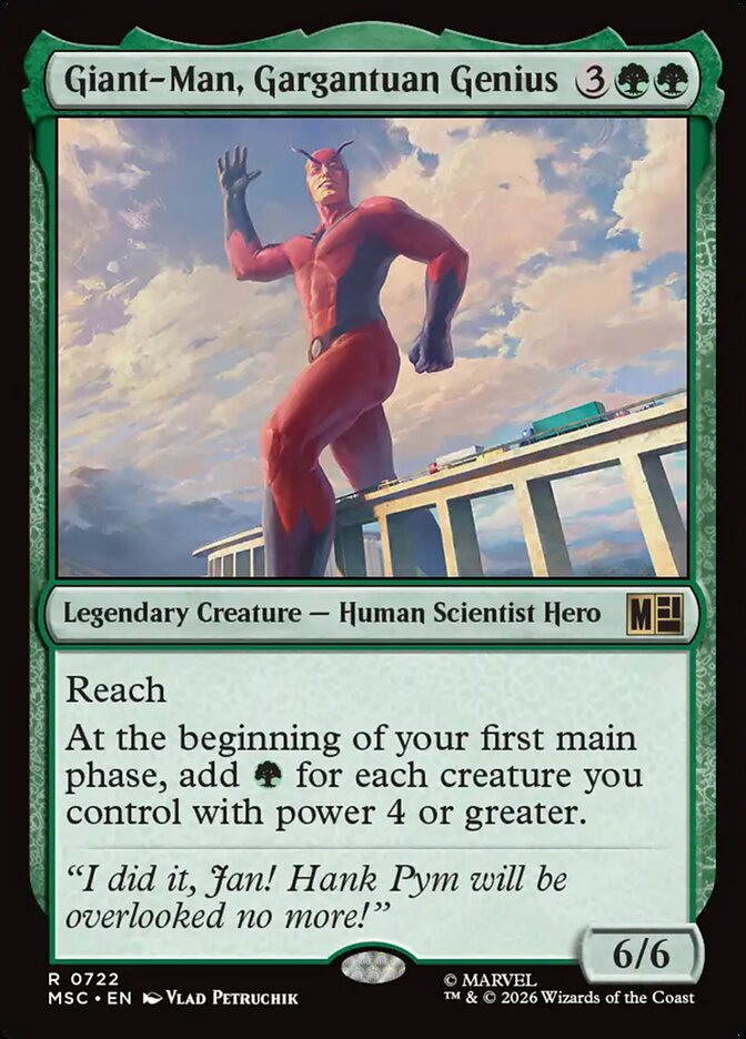 Giant-Man, Gargantuan Genius - Marvel Super Heroes Commander