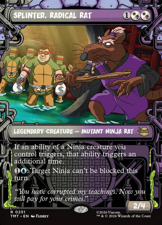 Splinter, Radical Rat - Teenage Mutant Ninja Turtles
