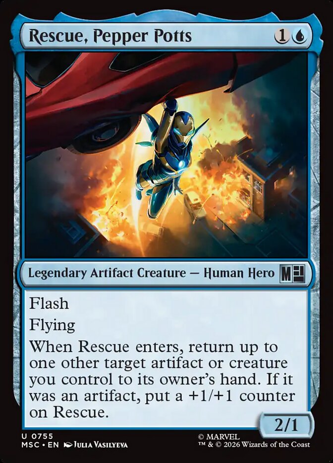 Rescue, Pepper Potts - Marvel Super Heroes Commander