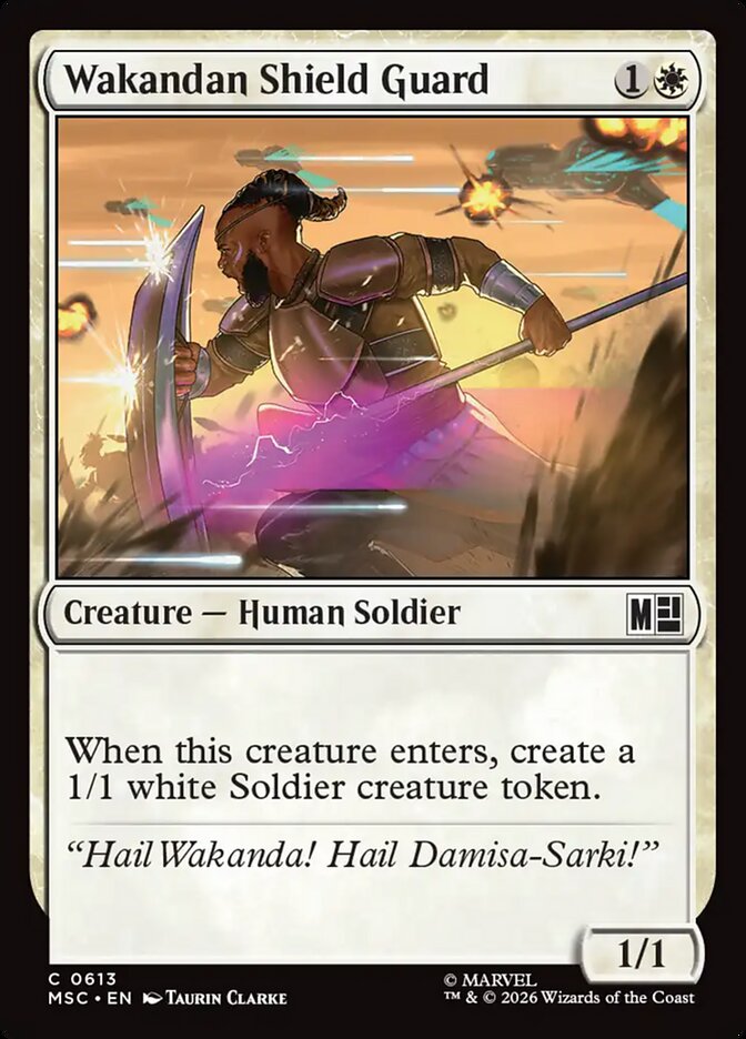 Wakandan Shield Guard - Marvel Super Heroes Commander