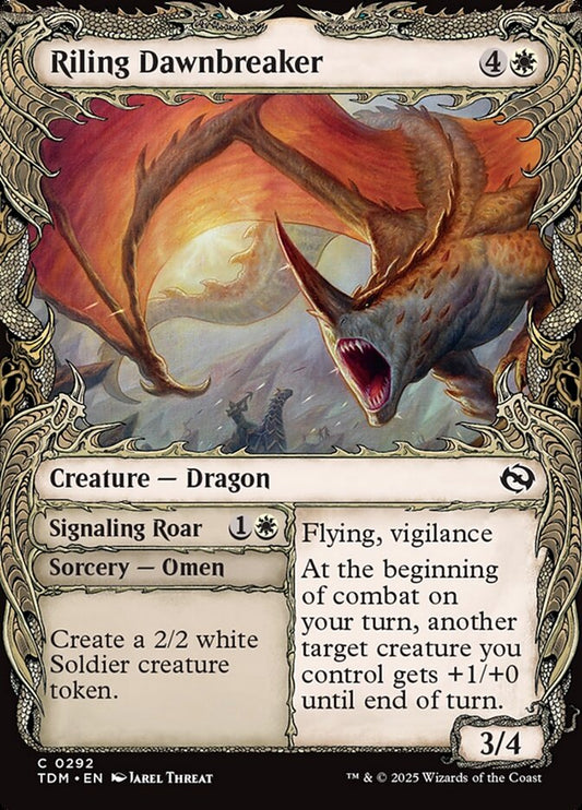 Riling Dawnbreaker // Signaling Roar - Tarkir: Dragonstorm