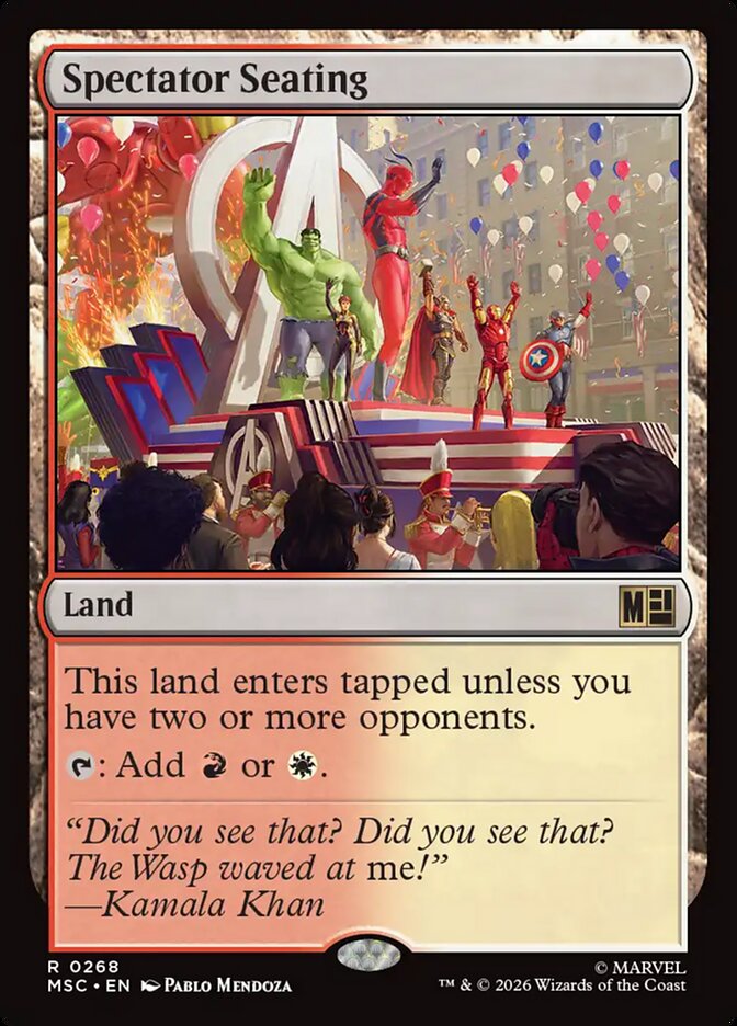 Spectator Seating - Marvel Super Heroes Commander