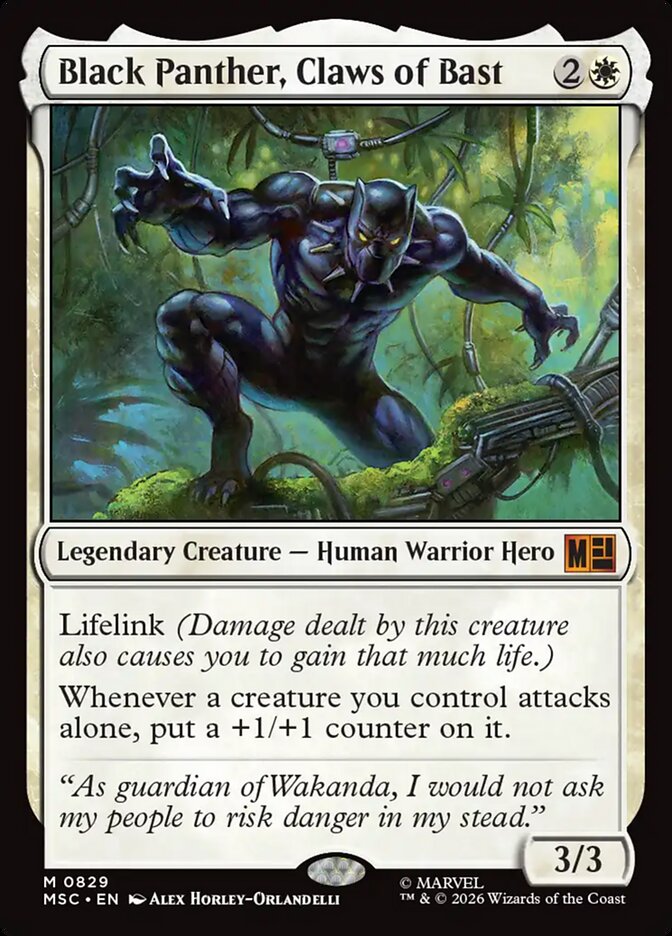 Black Panther, Claws of Bast - Marvel Super Heroes Commander