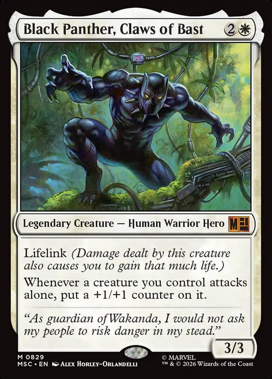 Black Panther, Claws of Bast - Marvel Super Heroes Commander