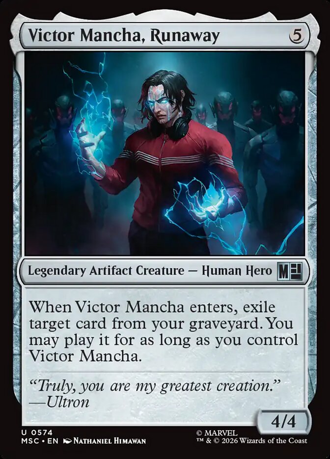 Victor Mancha, Runaway - Marvel Super Heroes Commander