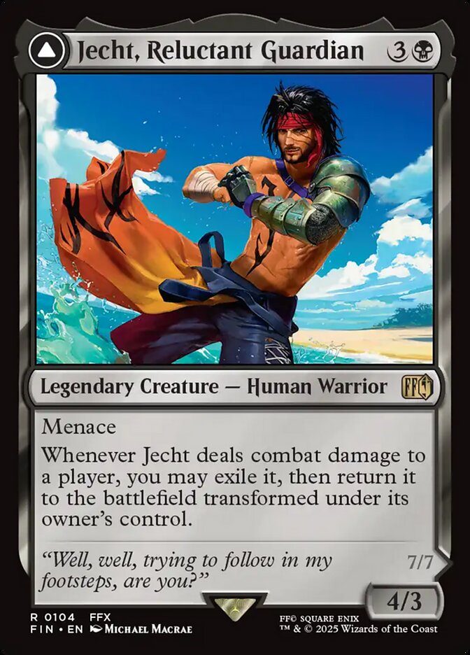 Jecht, Reluctant Guardian // Braska's Final Aeon - Final Fantasy