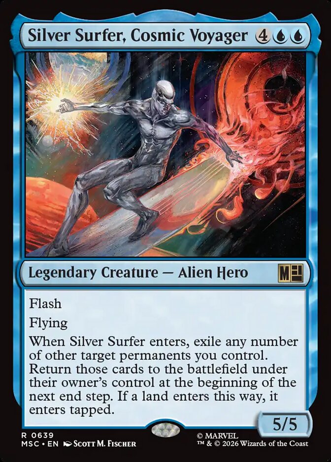 Silver Surfer, Cosmic Voyager - Marvel Super Heroes Commander