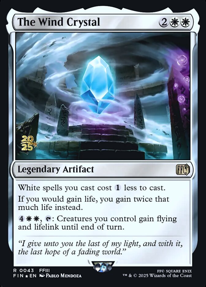 The Wind Crystal - Final Fantasy Promos
