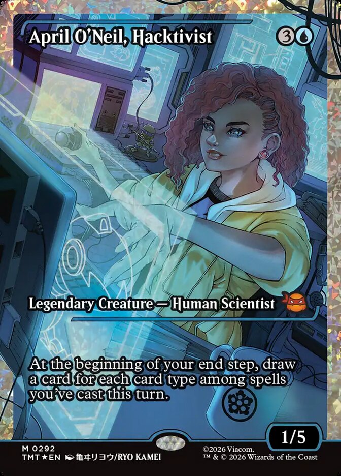 April O'Neil, Hacktivist - Teenage Mutant Ninja Turtles