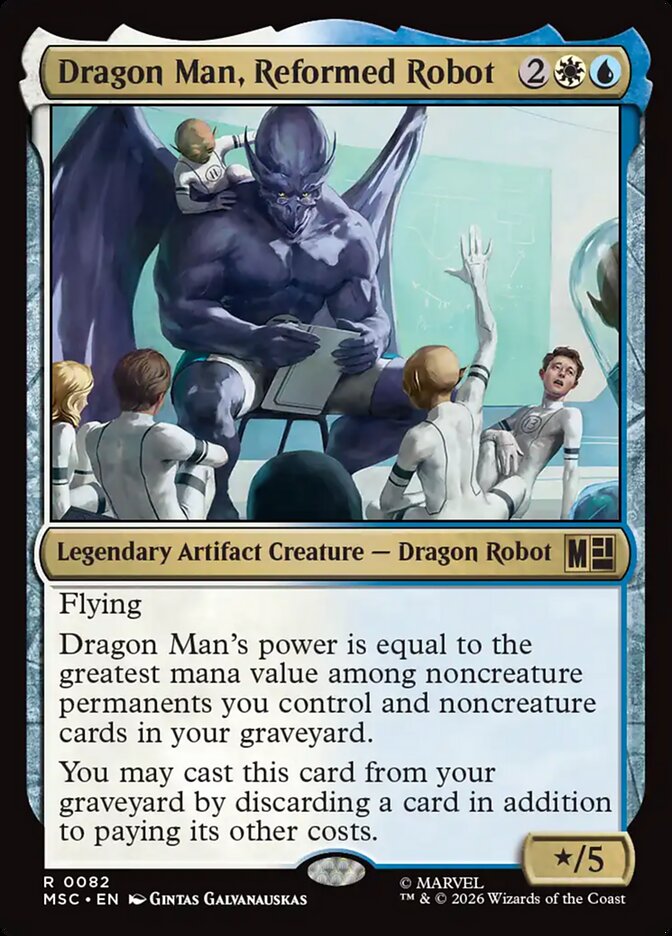 Dragon Man, Reformed Robot - Marvel Super Heroes Commander