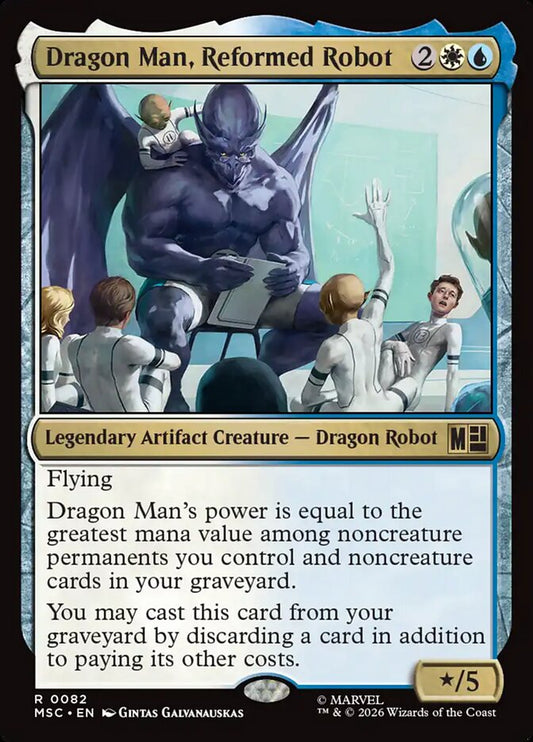 Dragon Man, Reformed Robot - Marvel Super Heroes Commander