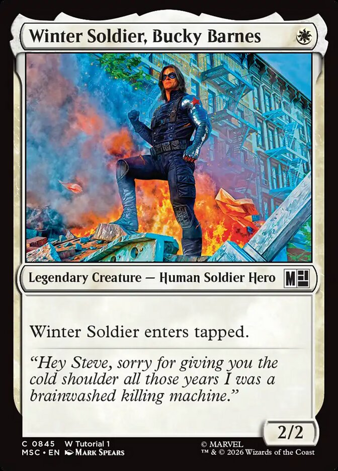 Winter Soldier, Bucky Barnes - Marvel Super Heroes Commander