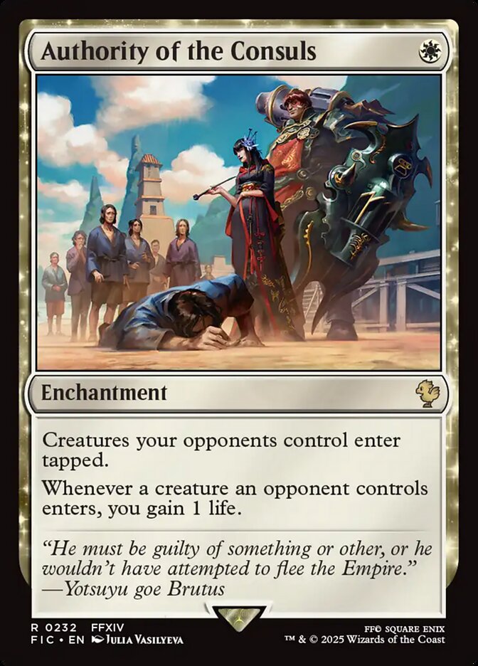 Authority of the Consuls - Final Fantasy Commander