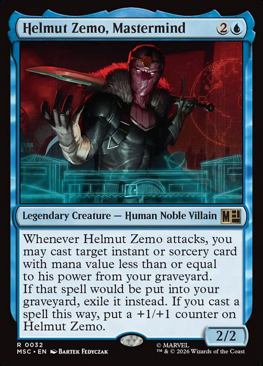 Helmut Zemo, Mastermind - Marvel Super Heroes Commander