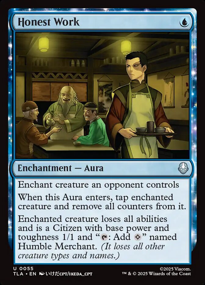 Honest Work - Avatar: The Last Airbender