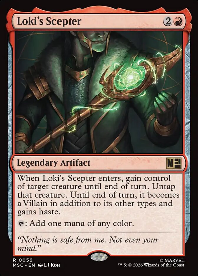 Loki's Scepter - Marvel Super Heroes Commander