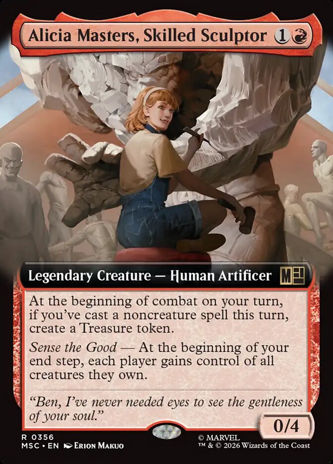 Alicia Masters, Skilled Sculptor - Marvel Super Heroes Commander