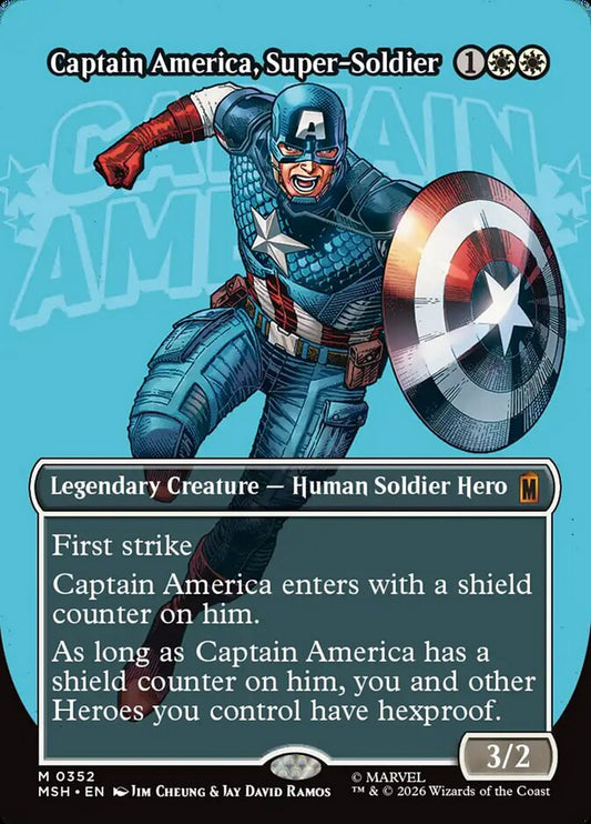 Captain America, Super-Soldier - Marvel Super Heroes