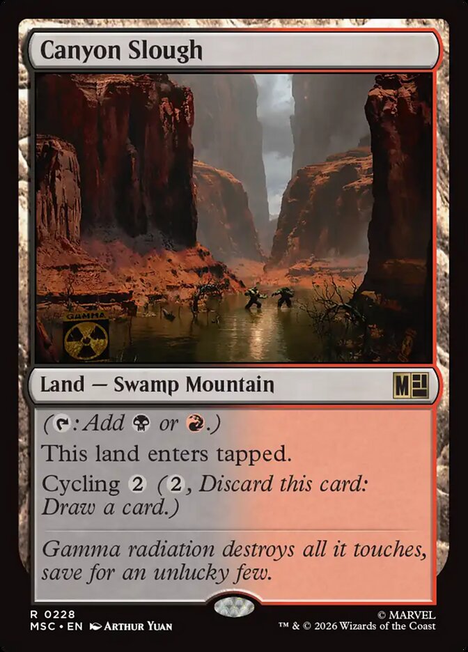 Canyon Slough - Marvel Super Heroes Commander
