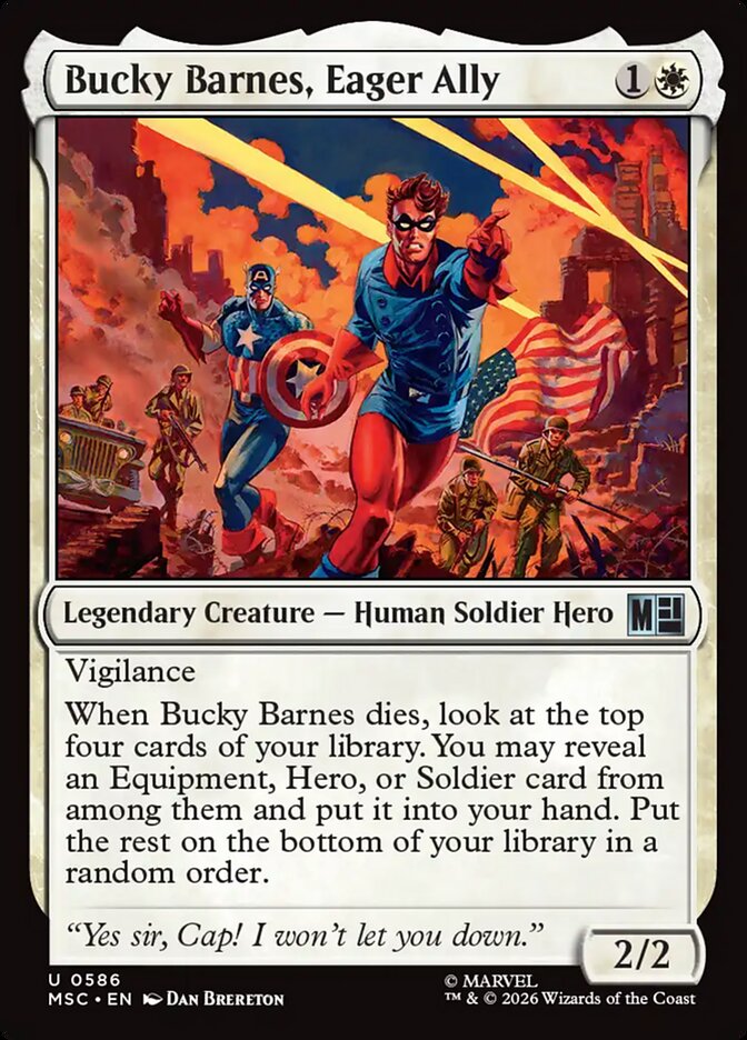Bucky Barnes, Eager Ally - Marvel Super Heroes Commander