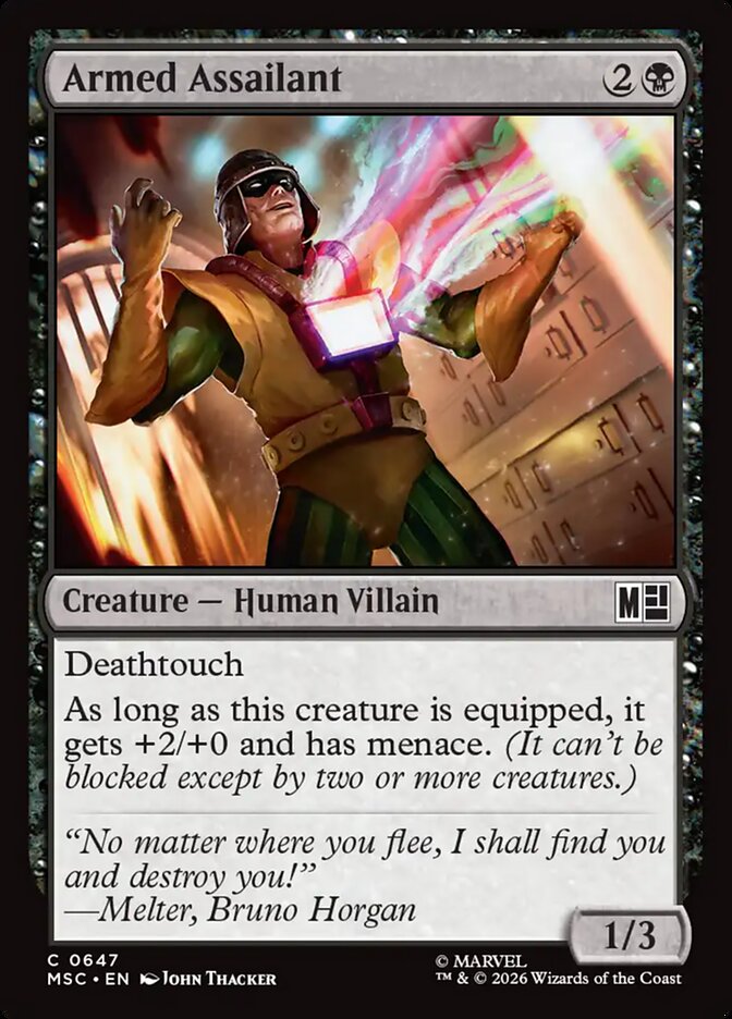 Armed Assailant - Marvel Super Heroes Commander