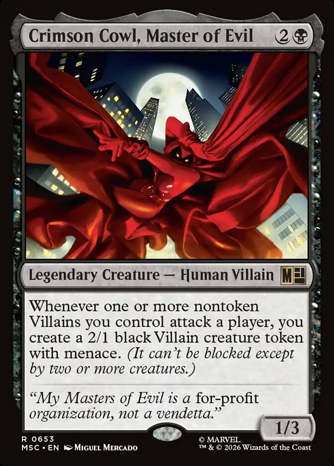 Crimson Cowl, Master of Evil - Marvel Super Heroes Commander