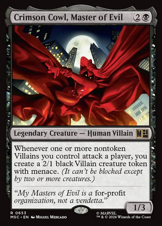 Crimson Cowl, Master of Evil - Marvel Super Heroes Commander