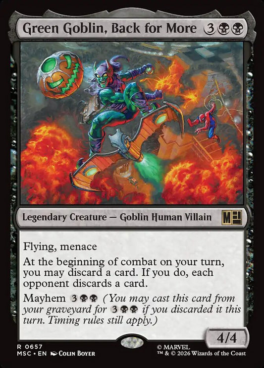 Green Goblin, Back for More - Marvel Super Heroes Commander