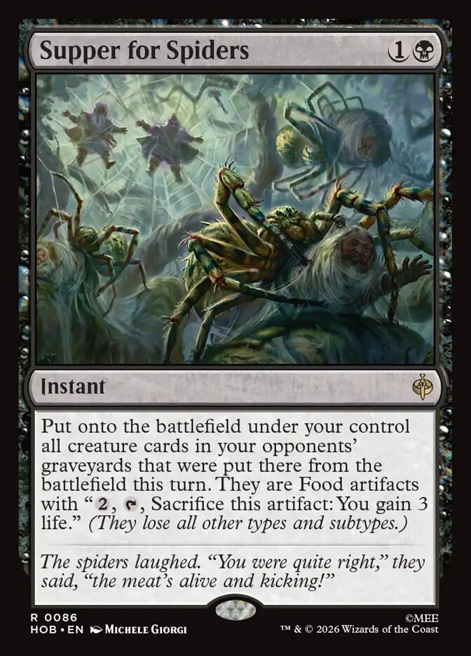 Supper for Spiders - The Hobbit
