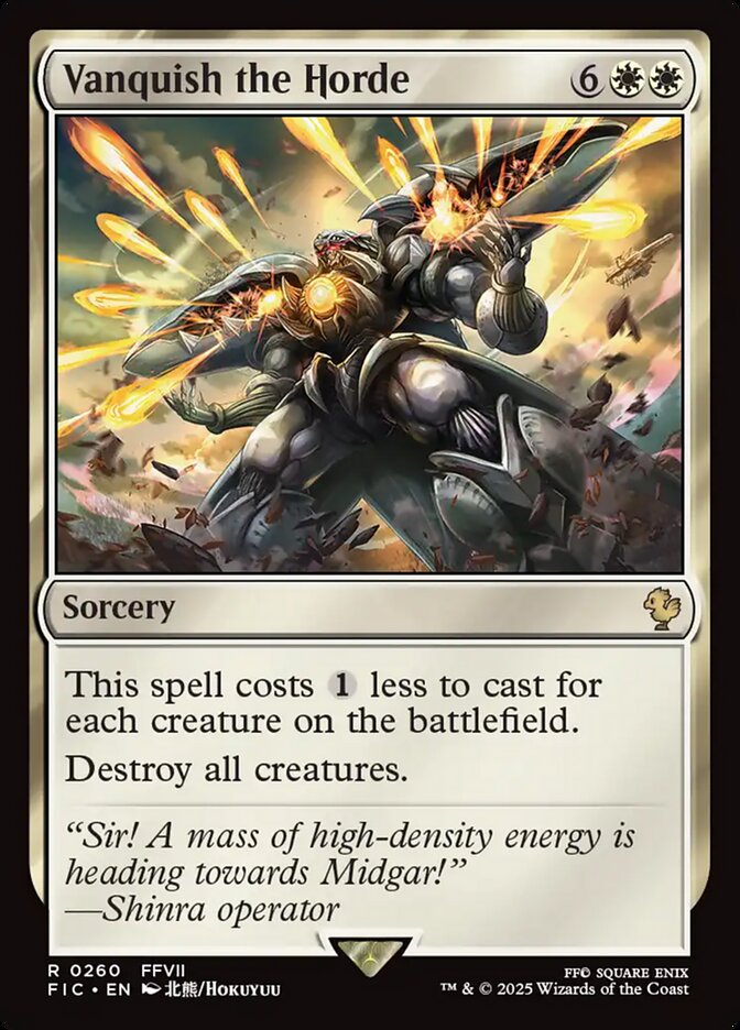 Vanquish the Horde - Final Fantasy Commander