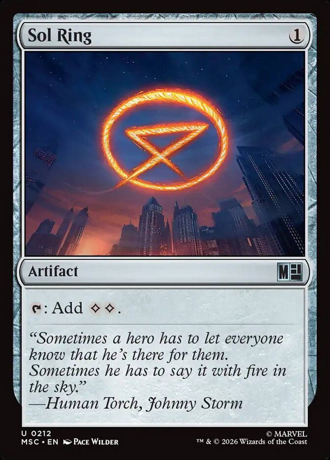 Sol Ring - Marvel Super Heroes Commander