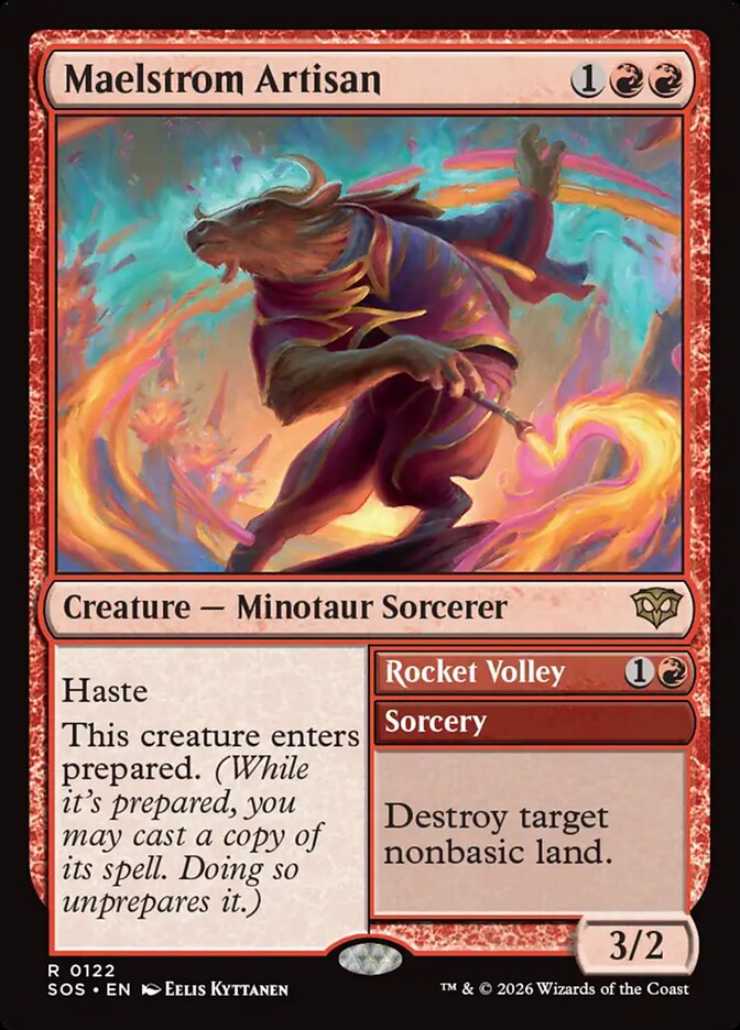 Maelstrom Artisan // Rocket Volley - Secrets of Strixhaven
